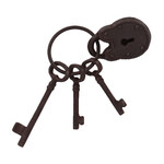 Key chain with lock 