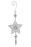 Star with diamond, white, M|Ego Dekor