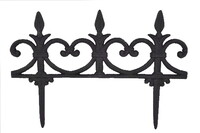 Embossed fence 