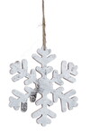 Snowflake curtain, white, M|Ego Dekor