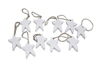 Star decoration, white, 5 cm | Ego Dekor