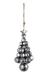 Tree hanging made of jingle bells, silver, M|Ego Dekor