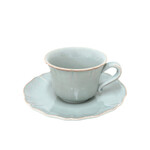 ED Tea cup with saucer 0.22L, ALENTEJO, turquoise|Costa Nova