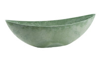Oval bowl/bowl, 55 x 13.5 x 17.5 cm, green (SALE)|Ego Dekor