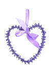 Heart wreath Lavender, inflated, 2 x 25 x 28 cm|Ego Dekor