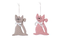 Fabric cat, beige, package contains 3 pieces!|Ego Dekor