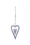 Heart pendant with beads, M|Ego Dekor