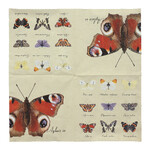 Ubrousky 17x17 cm, s barevným potiskem Motýlci, 20 ks v 1 balení.|Esschert Design