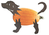 Poke kit for pumpkins pattern DOG (SALE)|Esschert Design
