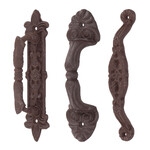 Cast iron handle, package contains 3 pieces!|Esschert Design