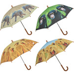 Dáždnik detský s africkými zvieratami, balenie obsahuje 4 kusy!|Esschert Design