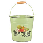 Bucket FARMERS PRIDE 9L, green (SALE)|Esschert Design