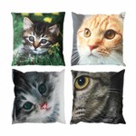 Cushion OUTDOOR Cat, 40cm, kitten (No. 1 - No. 4), color print (SALE)|Esschert Design