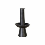 Váza s odkladačom 25cm|0,3L, LE JARDÍN, čierna|Sable noir|Costa Nova