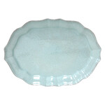 Oval tray, 45x32cm, IMPRESSIONS, blue (turquoise)|Casafina