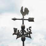 Weather vane Rooster, cast iron|Esschert Design