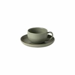 CASAFINA Šálek na čaj s podšálkem 0,2L, PACIFICA, zelená (artyčok)
