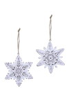 Snowflake curtain, package contains 2 pieces!|Ego Dekor