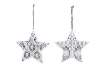 Star decoration, M, package contains 2 pieces!|Ego Dekor