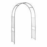 Arch for climbing roses KLASSIC, black, 217.5x140 - 152x37cm|Esschert Design