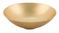 Plastic bowl, gold, dia. 28 cm (SALE)|Ego Dekor