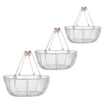Wire baskets, set of 3 | Esschert Design
