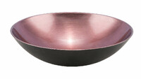 Plastic bowl, ruby/black, 22x7cm (SALE)|Ego Dekor