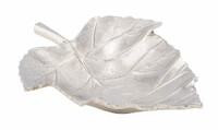 VZ 2021 Leaf bowl, silver, 30x24x6cm (SALE)|Ego Dekor