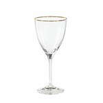 ED Wine glass 0.25L SENSA, clear with gold rim|Casafina