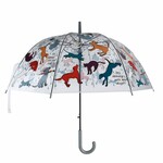 ESSCHERT DESIGN Deštník průhledný déšť cats & dogs