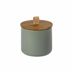 Container with oak lid dia.15x14|1.35L, PACIFICA, green (artichoke)|Casafina