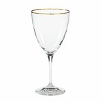 Glass 0.4G SENSA, clear with gold rim|Casafina