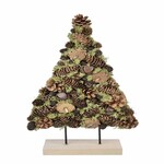 Tree on a stand Pine cones, brown, 28x59x8.5cm, pc|Ego Dekor