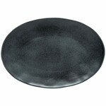 Oval tray 45 cm, LIVIA, black|Matte|Costa Nova