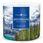 ED Sviečka WORLD TRAVELER 0,45 KG SWITZERLAND - SWISS ALPS, aromatická v dóze|Goose Creek