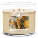 Candle 0.41 KG WARM CRUNCHY CONE, aromatic in a jar, 3 wicks|Goose Creek