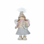 Angel with a coat, with a gift, 25 cm, brown|Ego Dekor