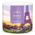 Świeca WORLD TRAVELER 0,45 KG FRANCJA - MARSHMALLOW MACAROON aromatyczna w słoiczku|Goose Creek