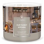 Candle 0.41 KG OUR FAMILY KITCHEN, aromatic in a jar, 3 wicks|Goose Creek
