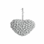 Heart pendant, wild pepper, white, dia. 18cm|Ego Decor