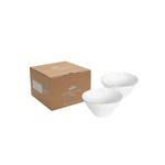 Bowl 15cm, NOVA GIFT, white, GIFT PACKAGE 2 pcs (SALE)|Costa Nova