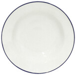 ED Talíř polévkový|na těstovin 21cm|0,6L, BEJA, bílá&modrá|Costa Nova