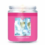 Candle with 1-wick 0.2 KG CHAMPAGNE BUBBLES, aromatic in a jar with a metal lid|Goose Creek