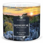 Świeca WORLD TRAVELER 0,45 KG BLACK SATIN VANILLA, aromatyczna w słoiczku|Goose Creek