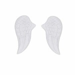 Wing decoration, white, 17x22.5x1.4cm, pc|Ego Dekor