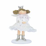 Decoration princess with rabbit and buns, standing, 12x22x10cm, pc|Ego Dekor