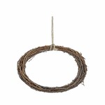 Wreath BRANCH braided, brown, 23x23x3cm, pc|Ego Dekor