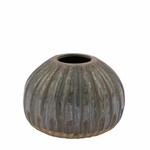 Seagull vase, grey/antique, 15x15x16cm (SALE)|Ego Dekor