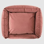 Dog bed with edge 90x70x22cm, REVERS PILLOW, Blush|Van Baal