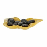 Bath for bees and butterflies with stones, 28x20x5cm, yellow|Esschert Design